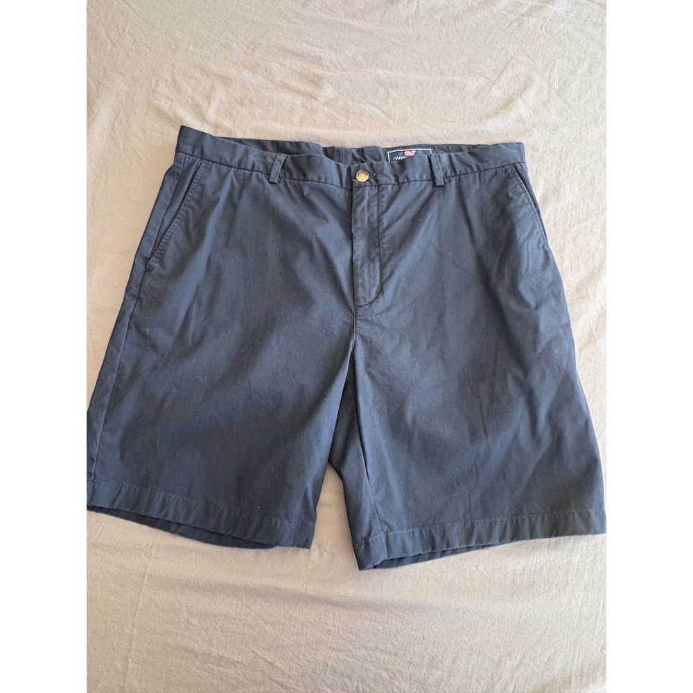 Vineyard Vines Mens Breaker Shorts Navy Blue Chino Stretch 1H6027 Size 40